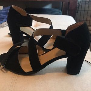 Black Suede Naturalizer Heels